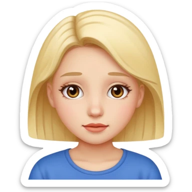 Girl with FOMO sticker