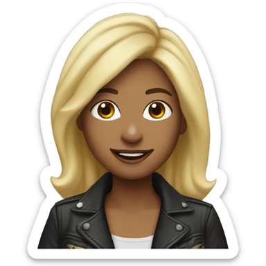 My wife as a rockstar sticker