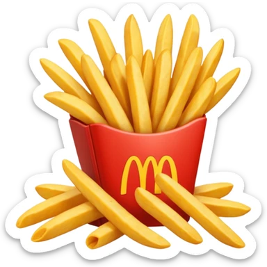 patatine fritte (giallo) sticker
