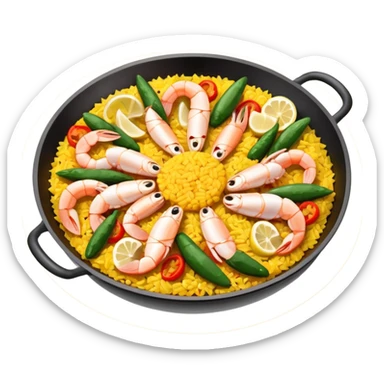 Paella sticker