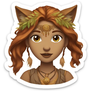 Holo Spice and wolf sticker