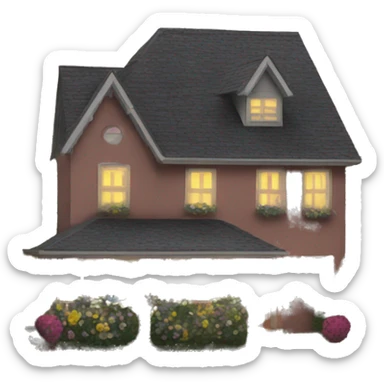 My home is the rave  sticker