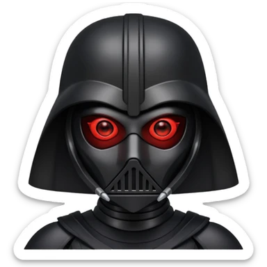 Earth Vader with a female body sticker