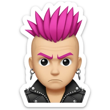 punk rock thing sticker