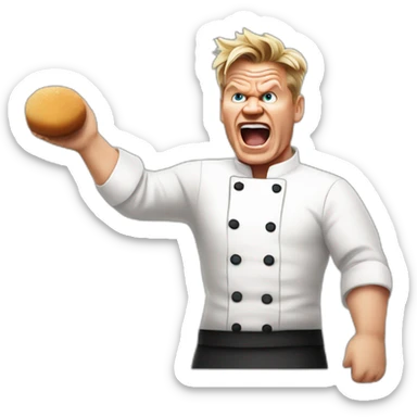 gordon ramsay shouting sticker