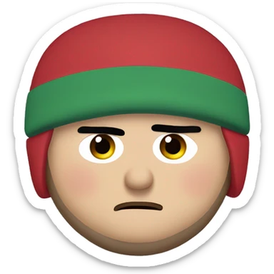 cartman from south park snowboarding sticker