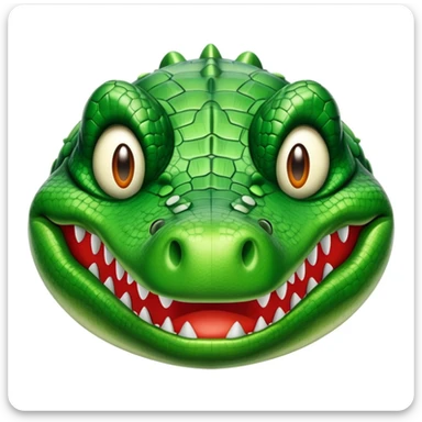 un avión con cara de cocodrilo  sticker