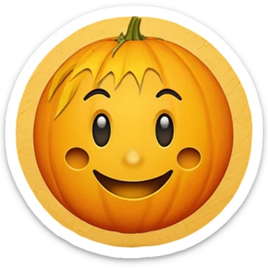 fall ecstatic emoticon artsy  sticker