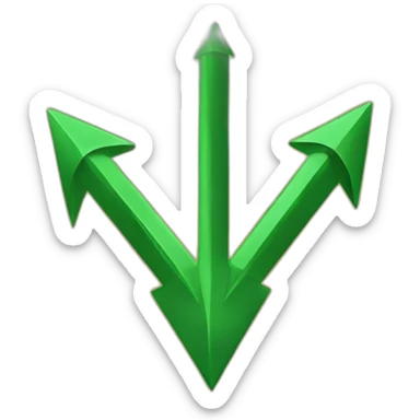 arrow in box sticker