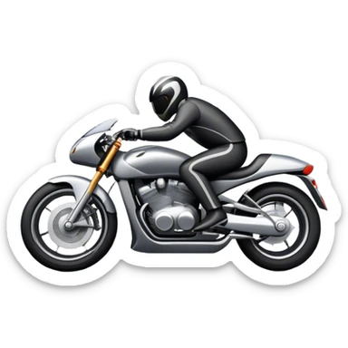An icon showing a motorcycle and car speeding through a cityscape, with roads and curves ahead. The vehicles leave dynamic trails of speed, representing the thrill of racing and adventure. The background is transparent, focusing on the power and freedom of both cars and motorcycles. sticker