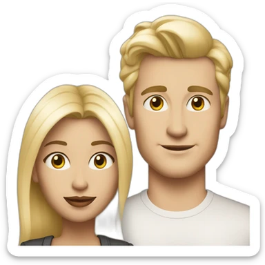 Old money blonde in nyc with her white boy husband sticker