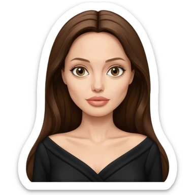 Angelina Jolie up to the waist sticker