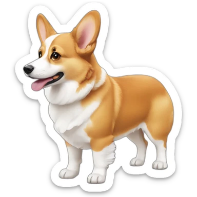 Pembroke corgi sticker
