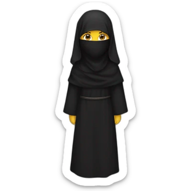 A Niqabi sticker