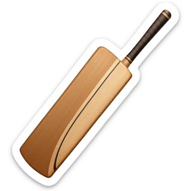 I need a cricket bat as emoji which I can paste with text sticker