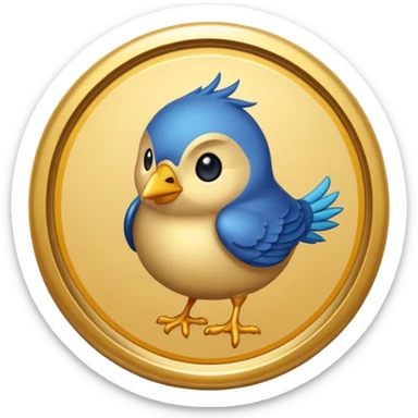 circular achievement style badge for early bird sticker