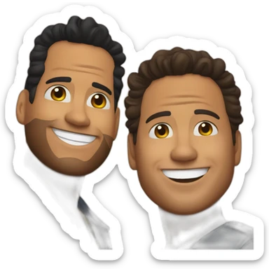 Carlos vives and romeo santos sticker