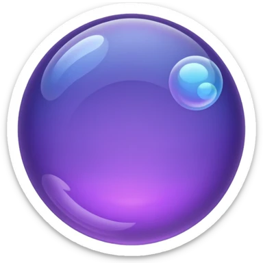 balão de comentário na cor roxa sticker