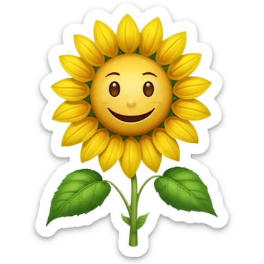 a exact  picture of the sunflower from Plants vs. Zombies sticker