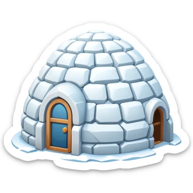 different type of igloo  sticker