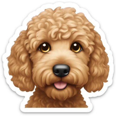 Mini goldendoodle sticker