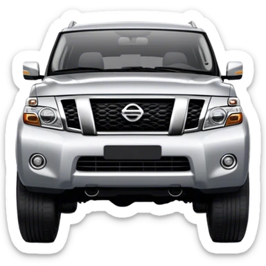 Nissan Patrol y62 - Nissan (Model Year: 2022) (Iconic colour: Silver) sticker