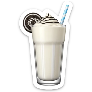 Oreo white smoothie and glaze on top  sticker