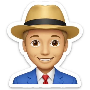 Bobby Caldwell with light skin sticker