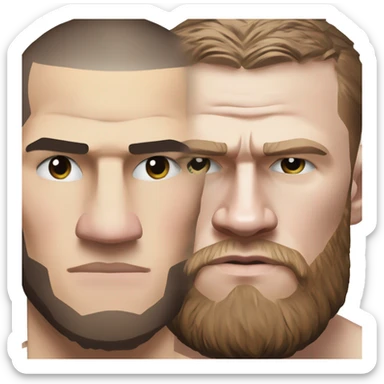 Khabib Nurmagomedov vs Conor McGregor sticker