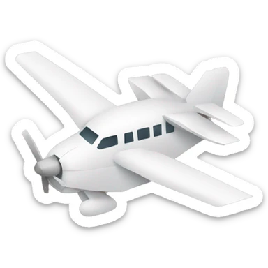 Avion en papier  sticker