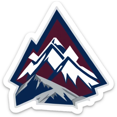 Colorado avalanche insignia sticker