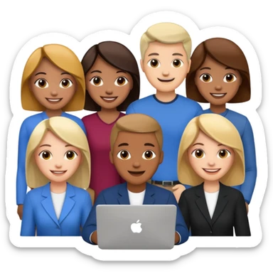 Online meeting sticker