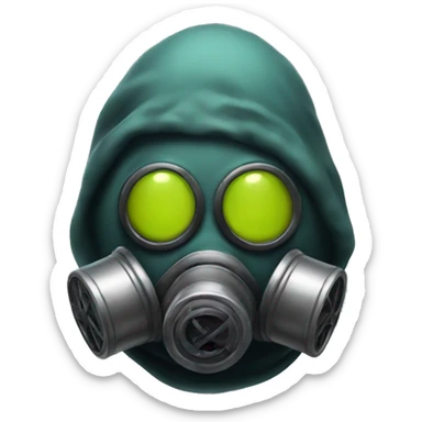 blob-face with gasmask sticker