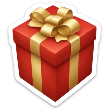 RED GIFTBOX sticker