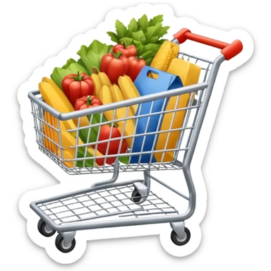 shoping card sticker