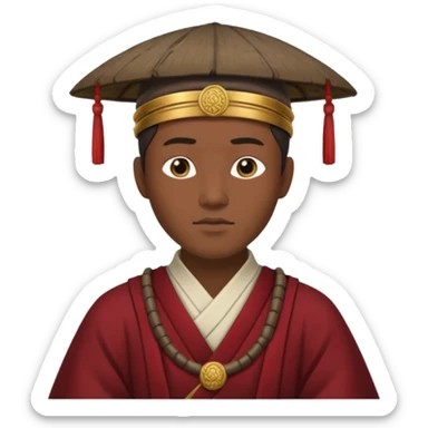 BC 1500's Asian male sticker