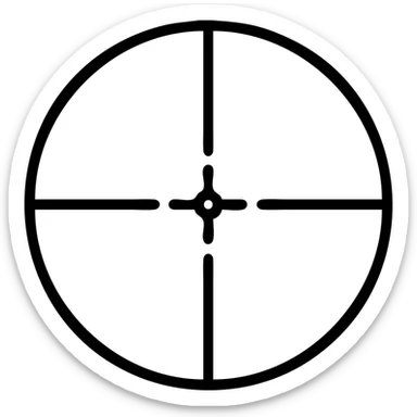 sniper scope sticker