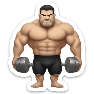 Strongman sticker