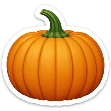 Pumpkin sticker
