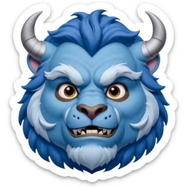 Beast from Beauty and the Beast Movie sticker