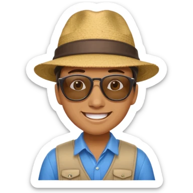 tour guide in USA sticker