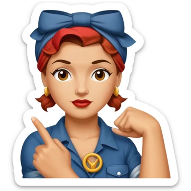 rosie the riveter sticker