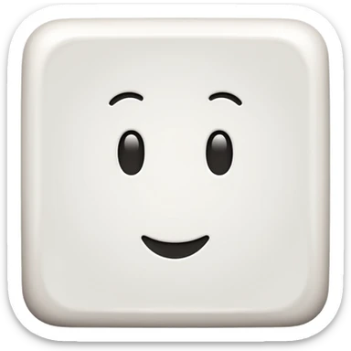 White checker sticker