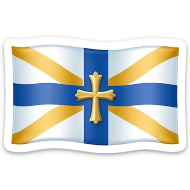 reformed anglican flag sticker