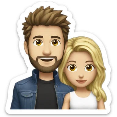 Shakira with pique sticker