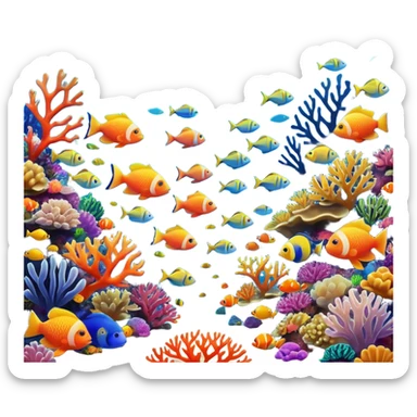 Coral Reef sticker