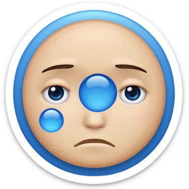 😞+😞+🔵 sticker
