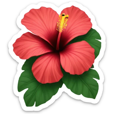 hibiscus  sticker