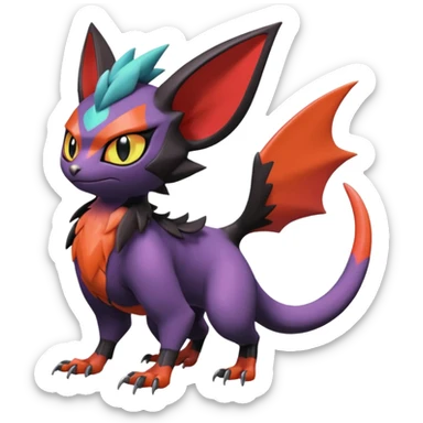  Noibat-Noivern-Trico-Nargacuga-Litten-Hybrid sticker