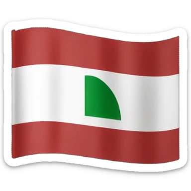 Flag of The Chechen Republic sticker